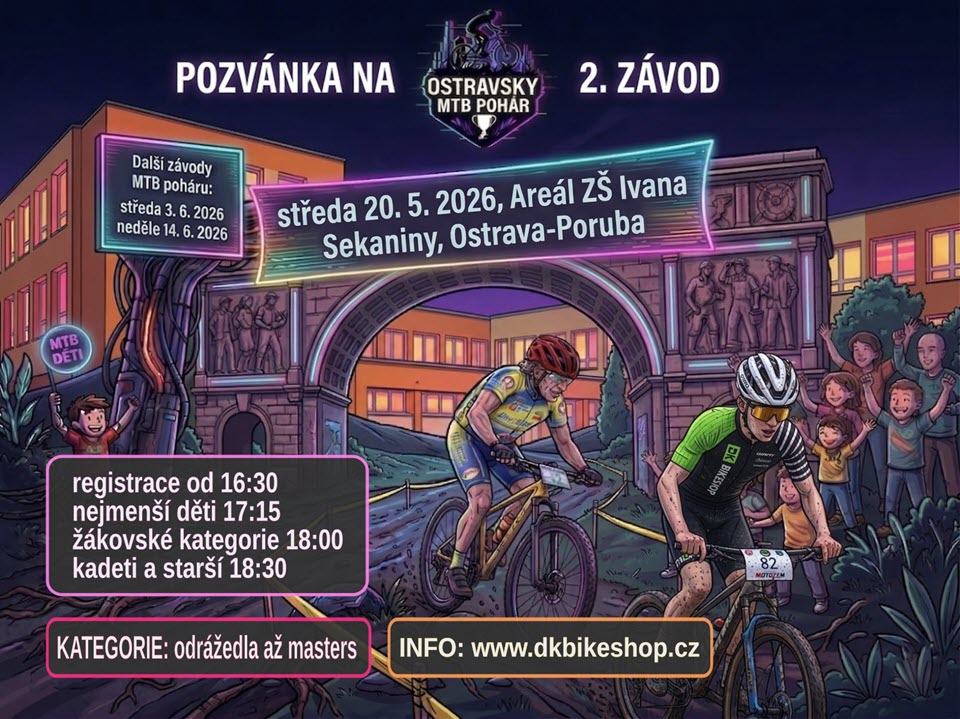 2. závod Ostravského MTB poháru 2026